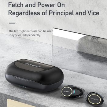 Wireless Active Noise Reduction Earphones - Black