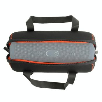 Protective Cover with Strap & Carabiner for Jbl Charge 5 - Black