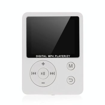 Lossless Mp4 Player With Synchronized Lyrics Round Button - Black