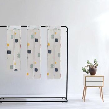 Large 3d Hanger Pocket Wardrobe with Dust Cover - Flowers