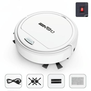 Smart Household Sweeping Robot - Automatic - Black