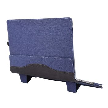 Protective Leather Laptop Case With Stand - 13.3 Inch - Dark Blue - For Samsung Galaxy Book Pro 360