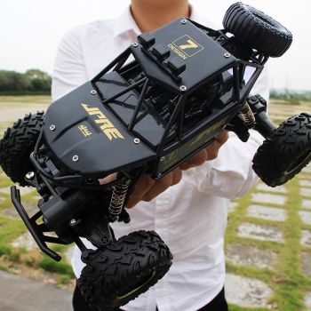 Off-road Climbing Car with 2.4ghz Remote Control and Double Motors - Silver
