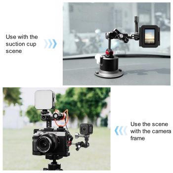 Versatile Aluminum Magic Arm Mount - Black