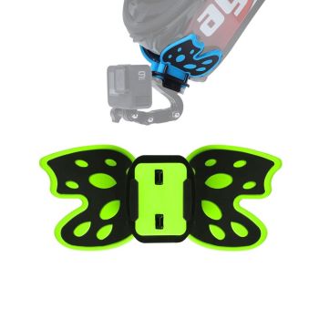 Gopro Helmet Mount Adapter - Butterfly Design - Black