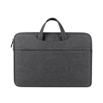 Waterproof Laptop Handbag - 15.6 Inches Shock-absorbing & Large-capacity - Mysterious Black
