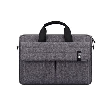 15.4 Inch Laptop Handheld Briefcase Storage Bag - no Shoulder Strap - Grey