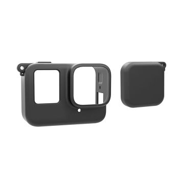 Silicone Protective Case with Lens Cap for Insta360 Ace Pro