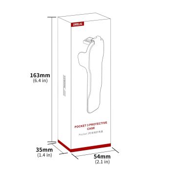 Osmo Pocket 3 Storage Case With Lanyard Black