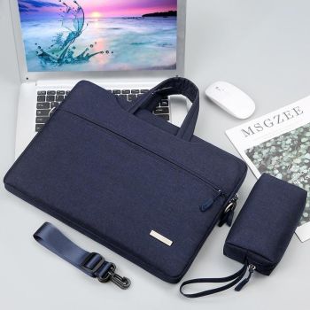 14 Inch Inner Bag with Shoulder Strap for Handbag or Laptop - Power Bag - Blue