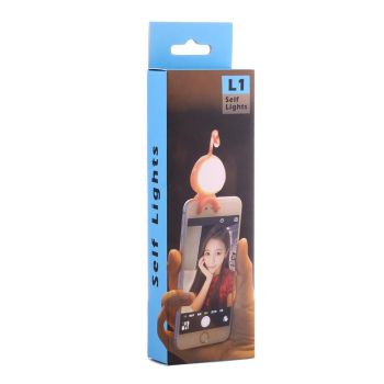 Self-lighting Smart Phone Hook for Iphone Galaxy Huawei Xiaomi Lg Htc - Black