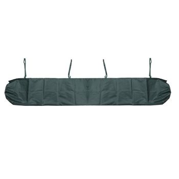 Waterproof Retractable Roller Blind Awning Cover - 4.5m Length Dustproof Protection - Black