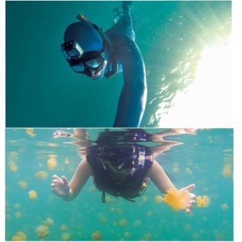 Underwater Camera Mask for Action Cameras - Compatible with Gopro Insta360 Dji and More