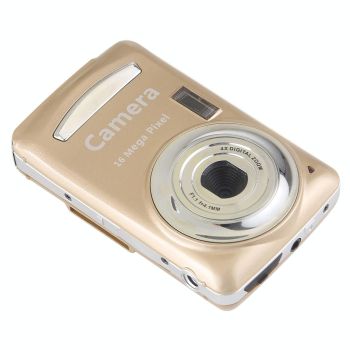 16Mp 4X Zoom Hd Digital Video Camera With 2.4 Tft Screen - Black