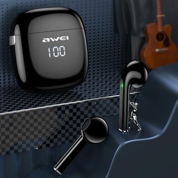 Wireless T28p Bluetooth V5.0 Tws Sports Headset with Led Display and Charging Case