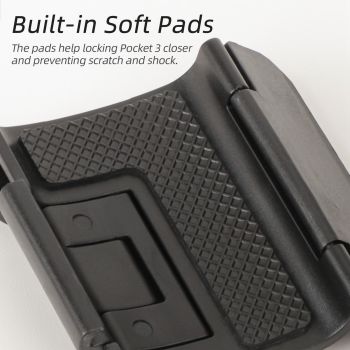 Foldable Dual Hooks Adapter for Dji Pocket 3 - Protective Case Bracket