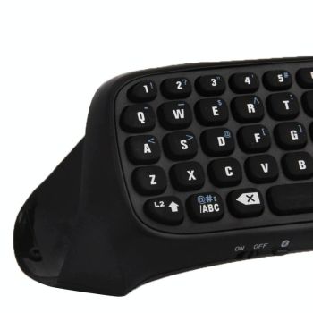 Bluetooth Keyboard for Ps4 Controller - Black