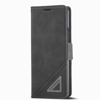 For Samsung Galaxy Z Fold4 5G Leather Dual Side Buckle Phone Cover - Wine Red
