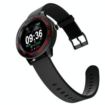 1.3 Inch Tft Screen Ip67 Waterproof Smart Watch Bracelet Support Sleep Monitor / Heart Rate Monitor / Blood Pressure Monitoring - Red