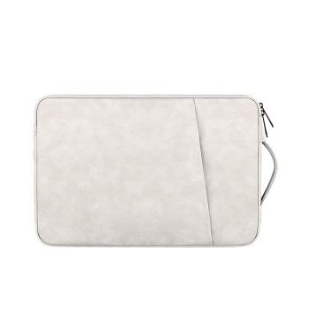 13.3 Inch Sheepskin Notebook Inner Bag - Natural - Cowhide Yellow