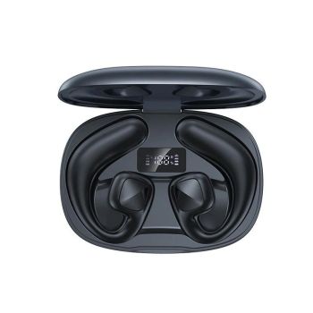 Wireless Tws Bluetooth Earbuds with Air Conduction Technology - Purple