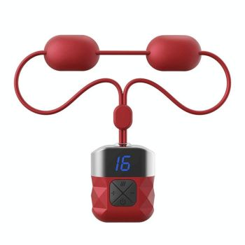 Portable Ems Neck Massager For Shoulder & Cervical Therapy - Dark Gray