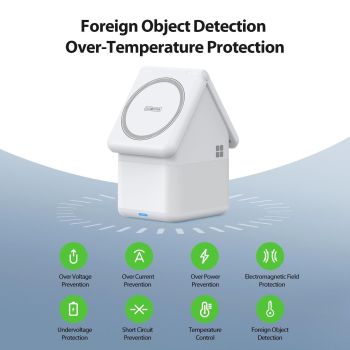 4 In 1 15W Magnetic Wireless Charger White