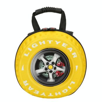 Kindergarten Shoulder Bag - Tire Shaped for Kids - Black