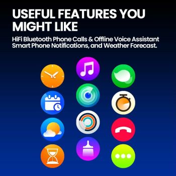 1.43 Inch Fitness & Wellness Smart Watch 24H Health Monitoring - Wild Green