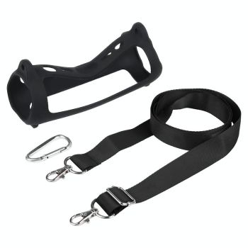 Portable Silicone Case with Shoulder Strap for Jbl Flip 6 Speaker - Blue