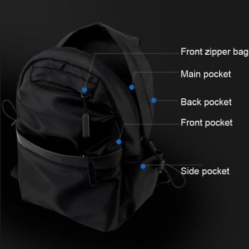 Large Capacity Sports Chest Bag Dark Blue For Men