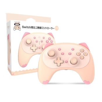 Cat Shaped Wireless Tooth Handle for Nintendo Switch - Black White