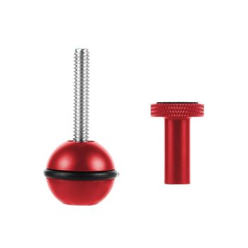 Adjustable Ball Head Adapter for Underwater Photography Lights - M5 Screw Black