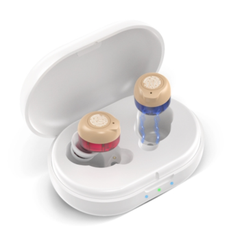 Young Sound Amplifier Compact Hearing Aid - White