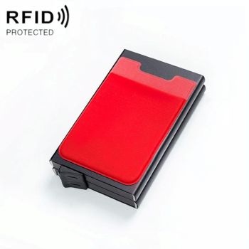 Rfid-blocking Coin Card Holder - Anti-degaussing - Black Grey