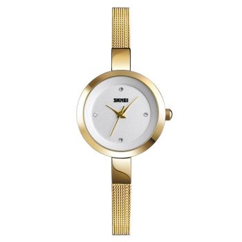 Lightweight Steel Band Women Quartz Watch - Business Casual - Silver