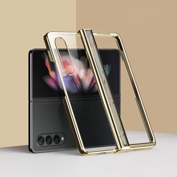 For Samsung Galaxy Z Fold4 5G Shockproof Pc Case - Full Coverage - Silver