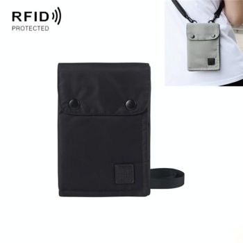 Waterproof Neck Bag for Passport and Phone - Rfid Protected - Orange