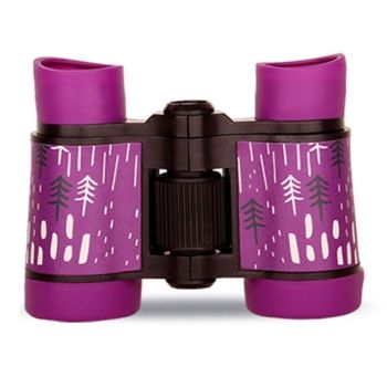 Children's Bird Watching Binoculars - 4x30 Perfect Gift - Rain Season Red