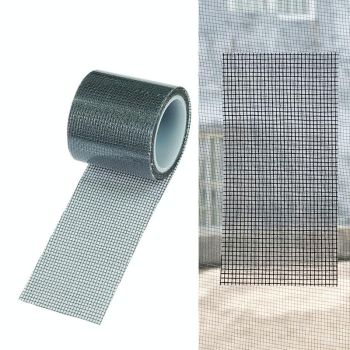 Anti-mosquito Door Curtain Net for Window Repair - Black