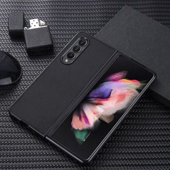 For Samsung Galaxy Z Fold4 5G Shockproof Nylon Phone Case - Grey