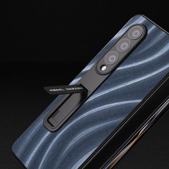 For Samsung Galaxy Z Fold4 5G Galactic Pattern Phone Case - Integrated Protection - Green