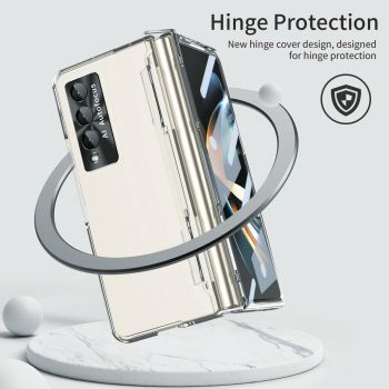 For Samsung Galaxy Z Fold4 5G Full Coverage Hinge Phone Case - Green