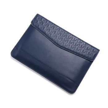 13 Inch Ultra-thin Magnetic Holster for Horizontal Embossed Notebook with Liner Bag - Black