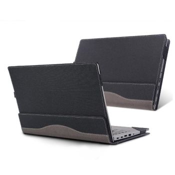 Protective Leather Laptop Case - Anti-Fall - Wine Red - For Lenovo V15 Gen 4