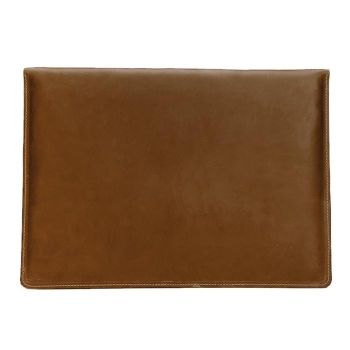 12 Genuine Leather Laptop / Tablet Bag - Universal Fit - Coffee