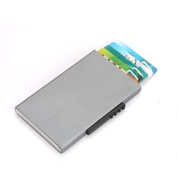 Aluminum Rfid Blocking Credit Card Holder - Golden