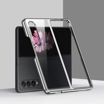 For Samsung Galaxy Z Fold4 5G Shockproof Electroplated Case Samsung Fold 4 - Black