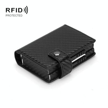 Secure Dual Card Wallet with Rfid Blocking - Mad Horse Matte Apricot