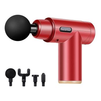 Fascia Mini Electric Muscle Portable Fitness Muscle Relaxing Massager / Massage Gun - Space Gray